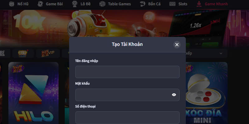 Game Nhanh TX88 - Hình Thức Giải Trí Mới Lạ, Hấp Dẫn 2 Đăng ký TX88 để tham gia game nhanh