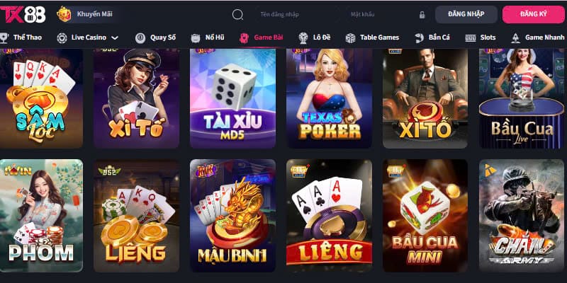 Thực Hư TX88 Lừa Đảo Người Chơi Liệu Có Đúng Sự Thật 2 Giao diện TX88 chuyên nghiệp, hiện đại