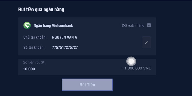 Rút Tiền TX88 - Quy Trình Đơn Giản, Thủ Tục Dễ Dàng 2 Rút tiền TX88 bằng phương thức ngân hàng